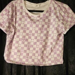 PINK Victoria's Secret White Tee with Pink Logo Tag